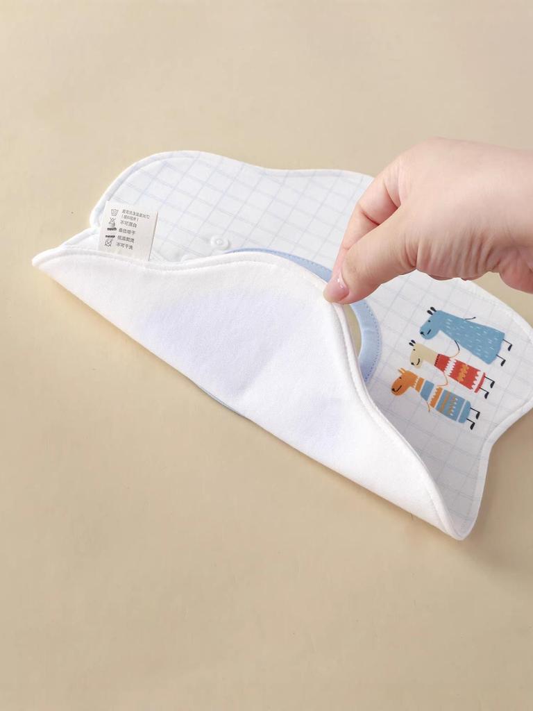 Yi Wan Bao A-Grade Cotton Antibacterial Waterproof Baby Bibs