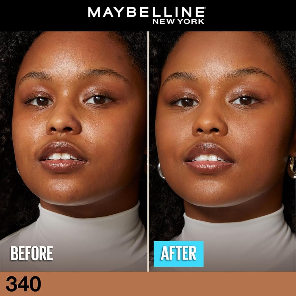 Maybelline New York Fit Me Matte Poreless Foundation 30ml Shade 340 Cappuccino Natural Matte Finish Oil Control