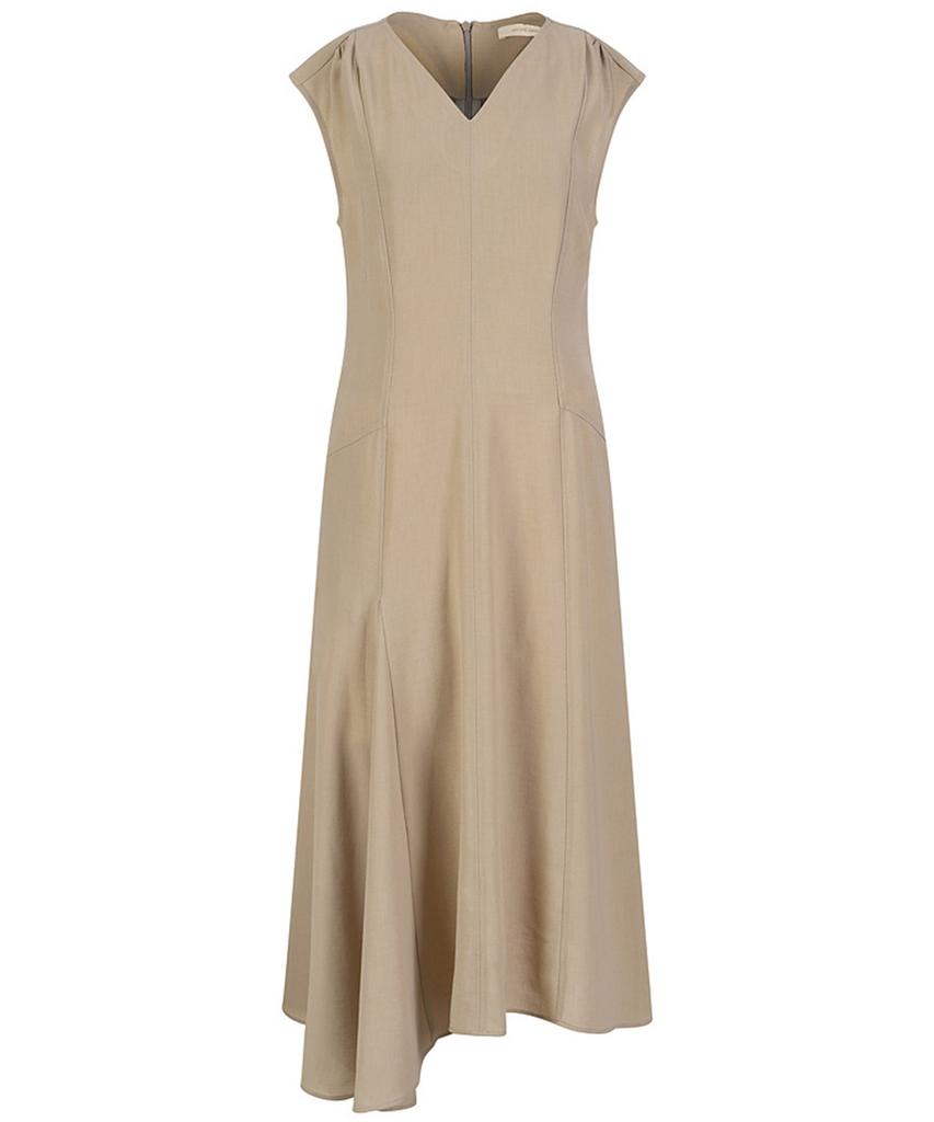 MAREMONTE V-Neck Sleeveless Dress_M242Mop08S0