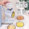 Hand-Crank Vegetable Cutter & Cheese Slicer: Multi-Functional Nut and Peanut Grinder