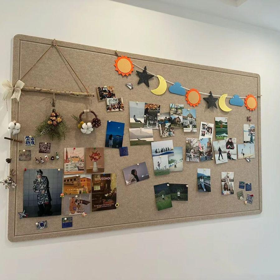 

Самоклеящиеся фетровые наклейки на стену для демонстрации произведений искусства – Идеально для детского сада, гостиной, спальни, офиса или фона для телевизора 60x60 cm