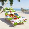 Spiel O-Om Nom-Stories Frosch Niedlich Handtuch Weich Pool Geschenk Für Reise Fitnessstudio Dusche Camping Schnelltrocknend Sport Große Strandhandtücher