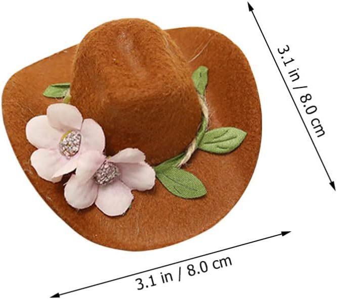 

Miniature Hat Mini Felt Hat Wine Bottle Cap for DIY Craft Carnival Party Accessories 8cm