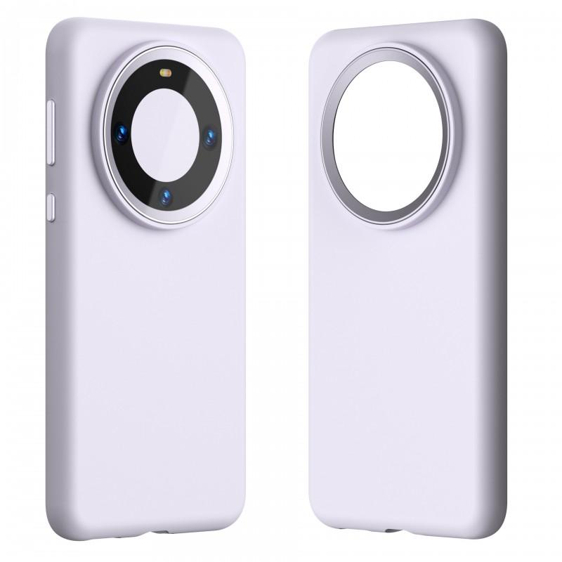 Liquid Silicone Phone Case Mate 60 With Metal Ring Lens Protection Minimalist Full Cover Shockproof Anti-Fingerprint