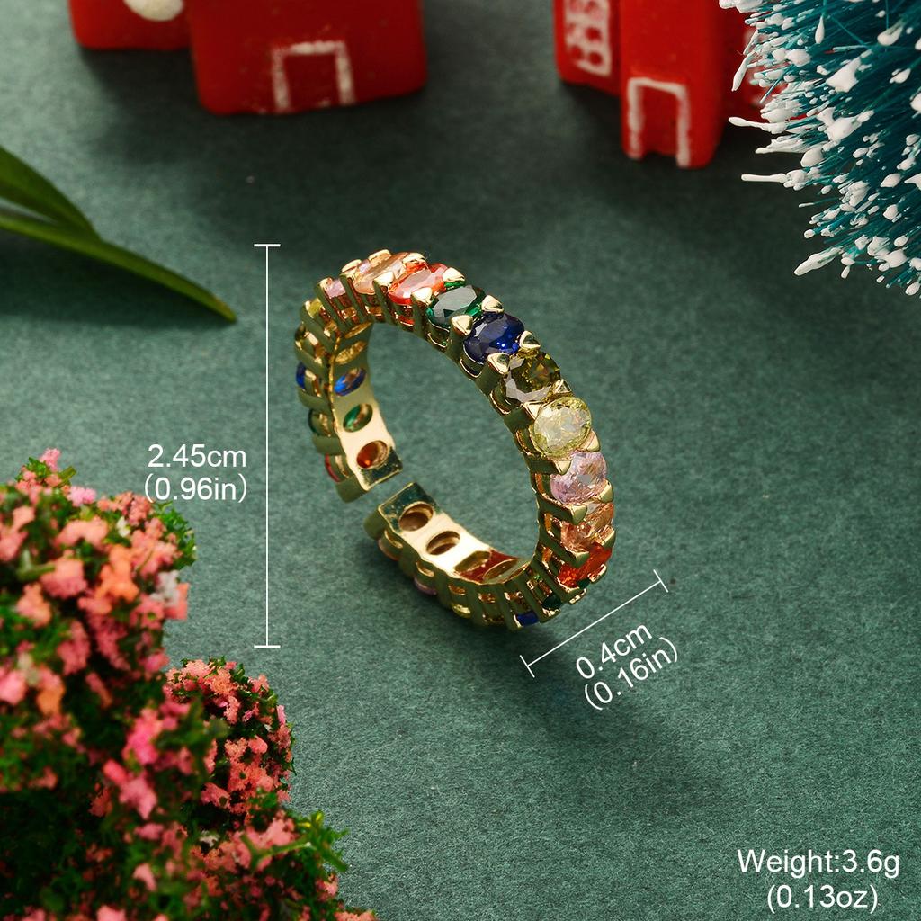 Christmas element earrings, star color zirconium autumn and winter light luxury new products, fashion temperament, fringed love studs