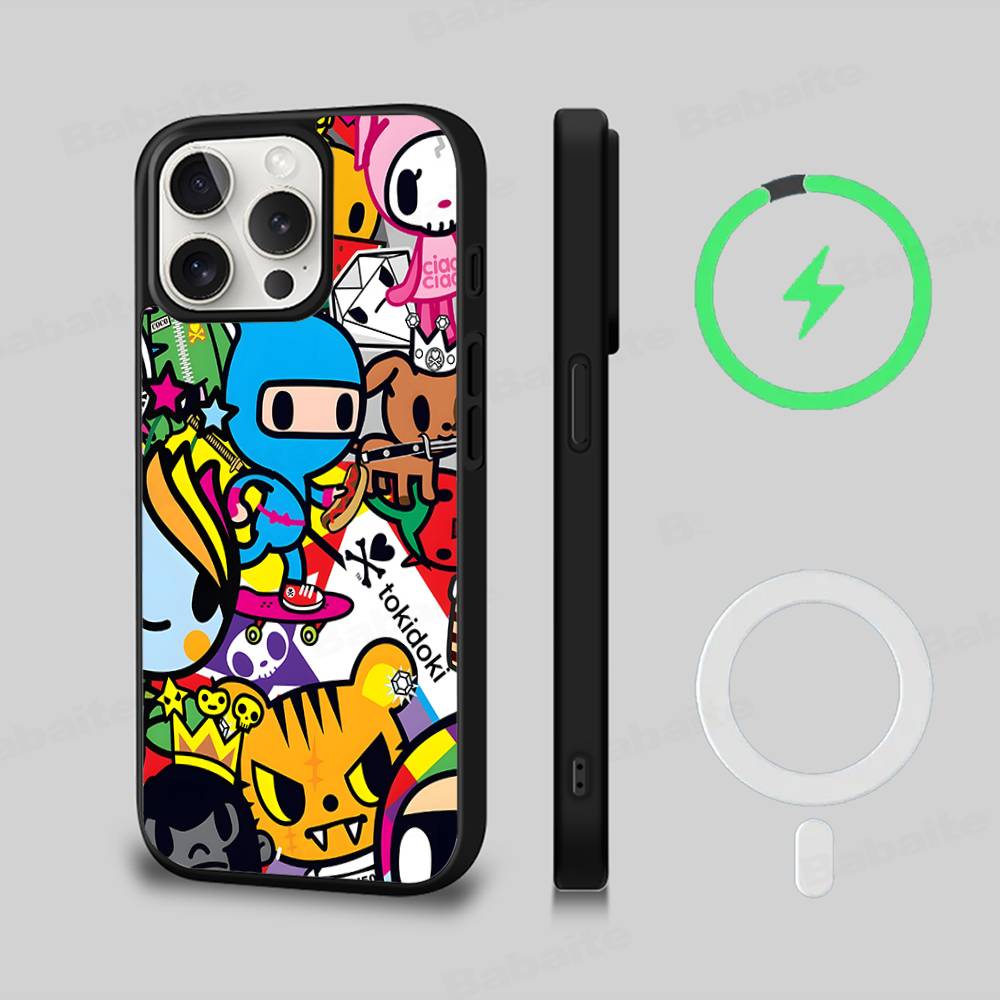 H-Hazbin Hotel Angel For Magsafe Magnetic Wireless For IPhone 16 15 14 13 12 11 17 Pro Max Plus Phone Case