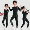 Summer Kids' Quick-Dry Sports Suit - Lightweight, Breathable Top & Pants for Basketball, Football & Running.