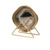 Nordic Luxury Bone Dish: Small Gold-Rimmed Snack & Fruit Plate, New Model.