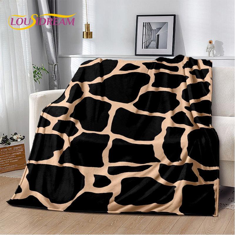 3D-Wild-Leopardenmuster-Serie, weiche Plüschdecke, Flanelldecke, Überwurf, Decke für Wohnzimmer, Schlafzimmer, Bett, Sofa, Picknick-Abdeckung, Kinder