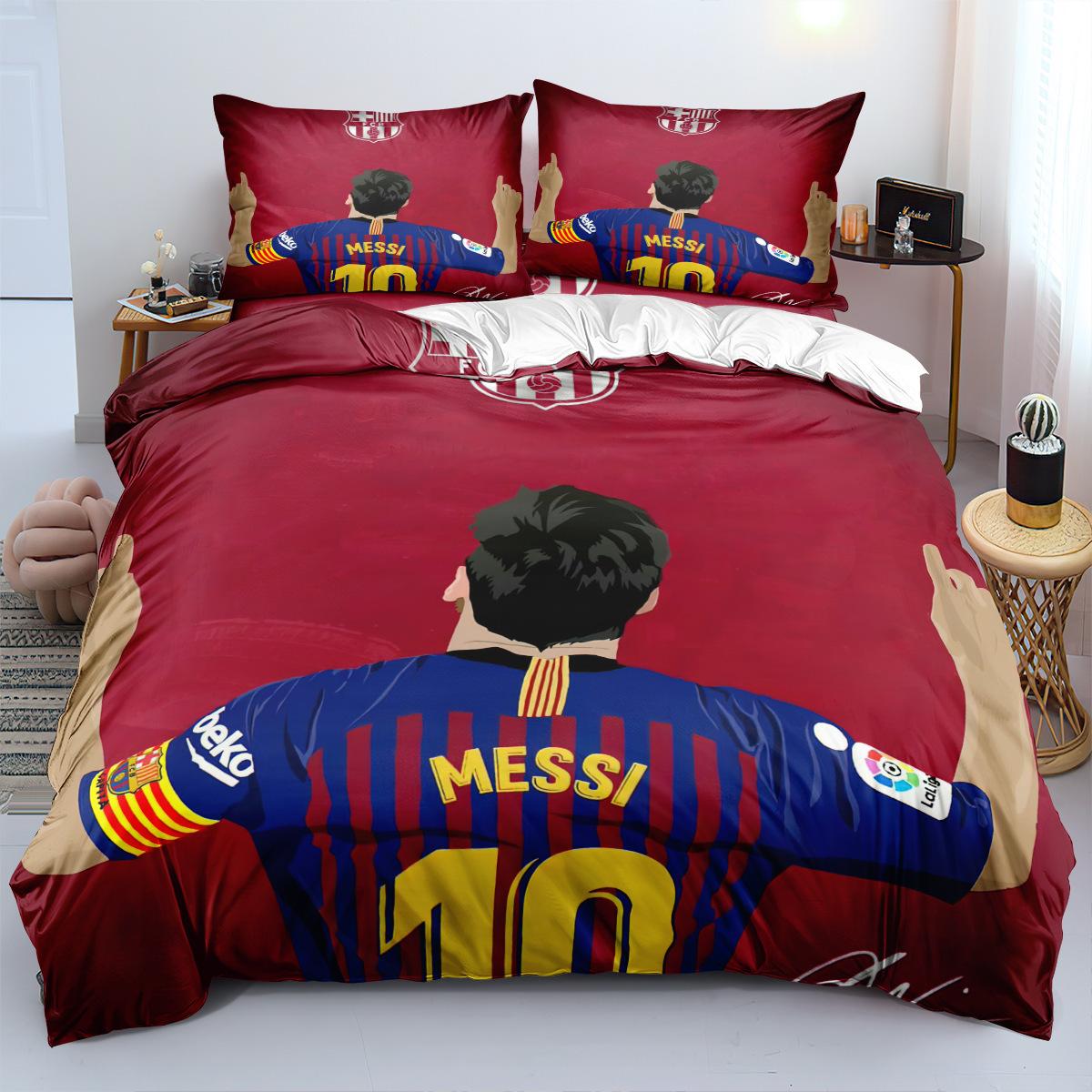 

Star Bedding Three-Piece Set 90-120G Abrasive Cloth 3D Digital Printing 90 * 200