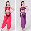 Belly Dance Costume Set Belly Dance Bra Top Belly Dancing Trousers Halloween Belly Dance Outfits for Stage Performances