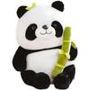 Cartoon Panda Doll Plush Toy Animation Panda Eating Bamboo Shoots Sleeping Pillow Rag Doll Girl Children Gift