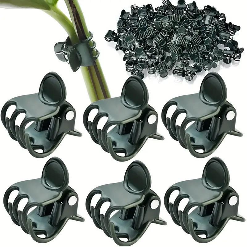 

Пластиковые зажимы для орхидей, 1,5 см, 100 шт./пакет 1.5cm Wide Round Head, 100 pcs/set темно-зеленого