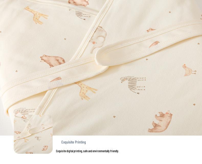 Pure Cotton Newborn Blanket 60g - Swaddle Quilt for Spring & Autumn
