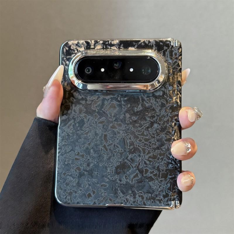 Pura X Max Foldable Phone Case Velvet Matte Shell With Mother-of-Pearl INS Style Protective Cover