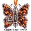Acrylic Money Holder Ornament Butterfly Hanging Style Treat Holder Ornament Personalized Design Transparent Holiday Gift Pendant