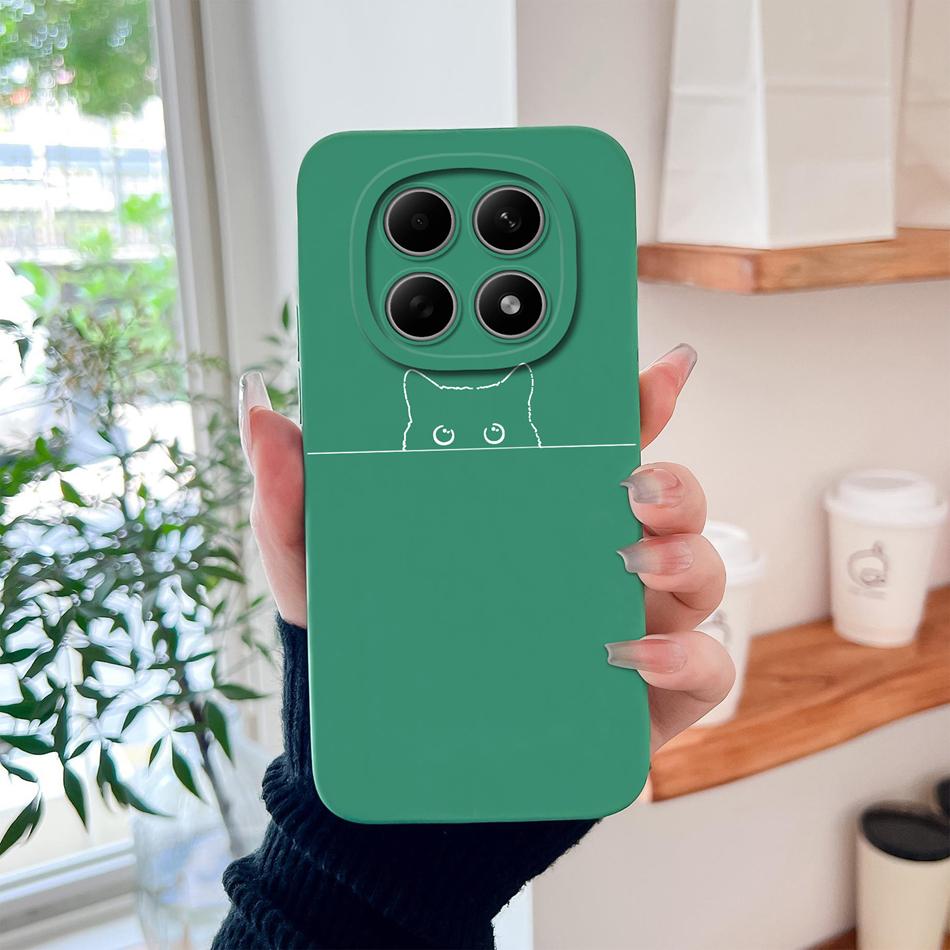 

For Poco M8 Pro Case Colourful Hearts Soft Liquid Silicone Phone Back Cover For Poco M8Pro Anti Drop High Quality Durable Funda Poco M8