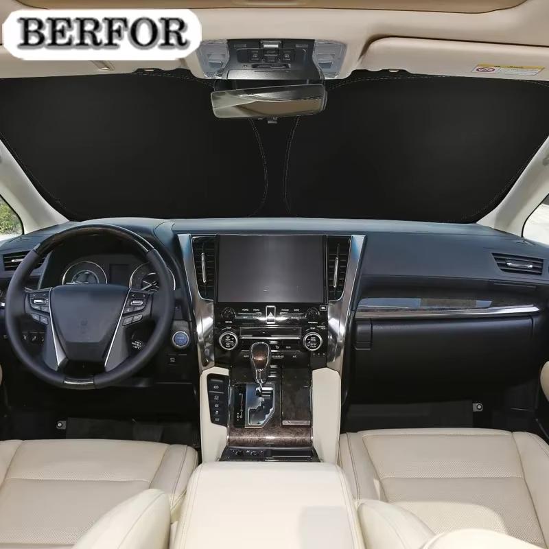 Car Windshield Sun Shade For BMW 3 Series G20 330i 330e 2019-2023 Sunshade Sun Visor Protector Foldable Blocks UV RaysWindshield Sunshades 1