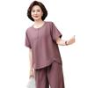 Women's Plus Size Summer Loose-Fit Two-Piece Set