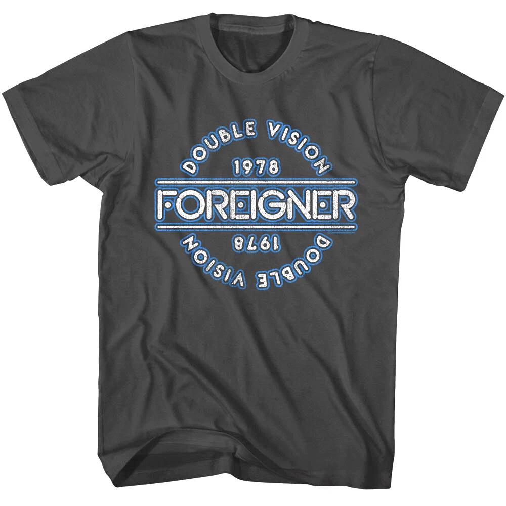 Foreigner Double Vision 1978 Men s T Shirt 80 s Rock Band Concert Tour Merch 2XL