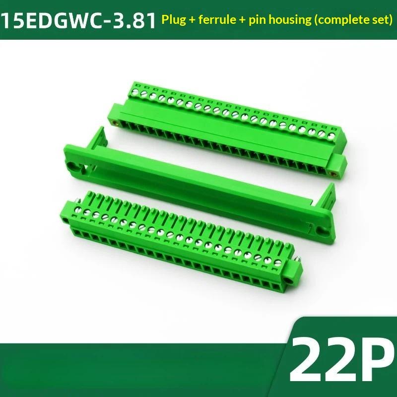 Wanddurchgangspanel-Anschlussklemme 3,81 mm Raster Steckerbares Set für Wohnmobil-Schaltkreis-Upgrade-Reparaturen