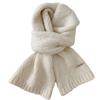Wool Knitted Scarf for Women in Autumn and Winter New Style Korean Style Versatile High End Thickened Warm Student Scarf