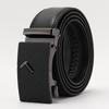 Frosted Automatic Buckle Edge Two-Layer Cowhide Belt, Business And Leisure Men'S Trendy Belt