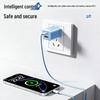 45W Gallium Nitride Multi-Port A+C Charger with Fast-Charging and 4-in-1 Cable