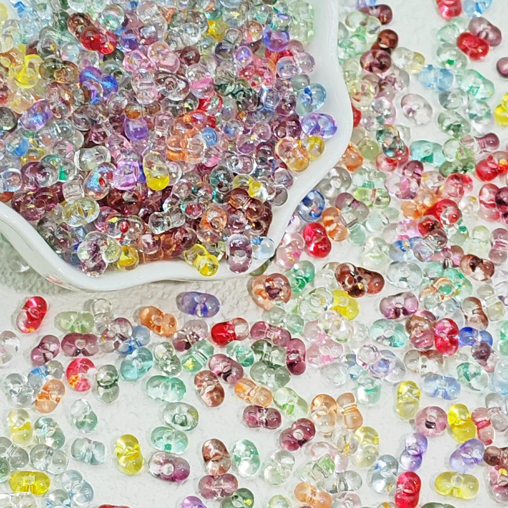 3x6mm Peanut Glass Rice Beads for DIY Jewelry Making: Loose Beads for Bracelets and Necklaces.