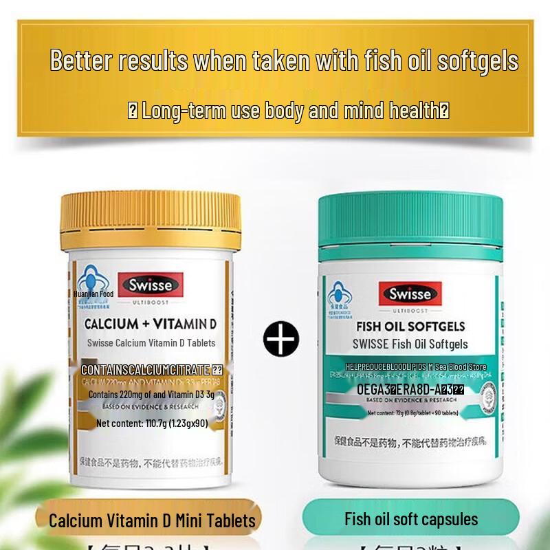 Swisse Calcium Citrate + D Mini Tablets