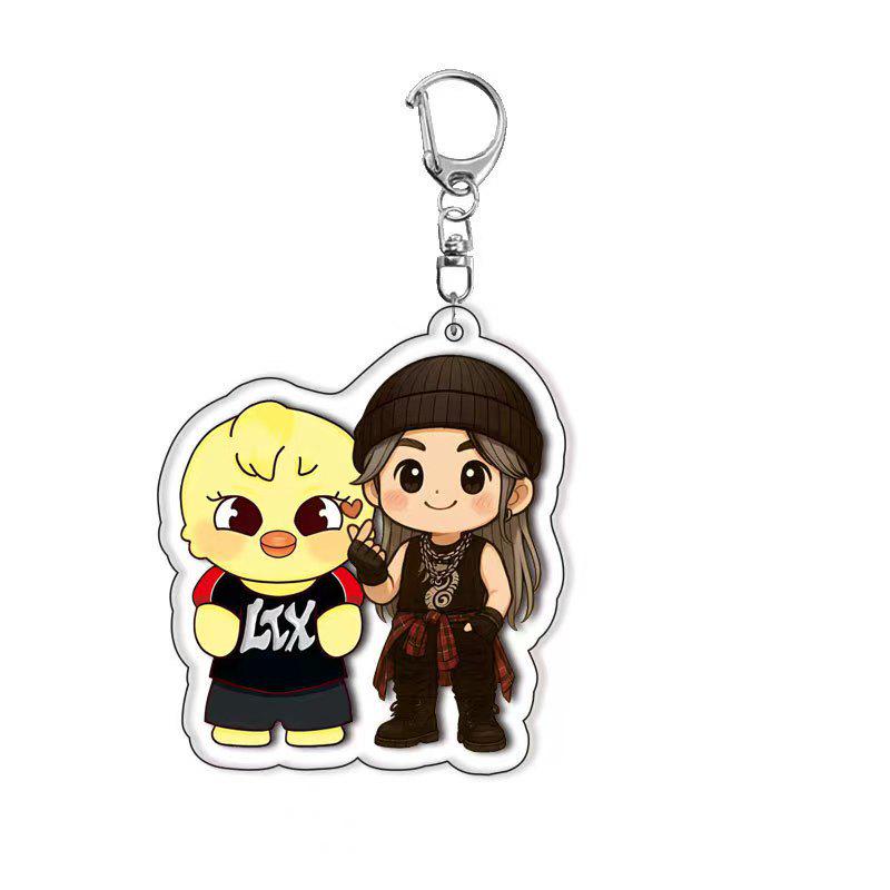 Stray Kids Acrylic Keychain Anime Merchandise Exquisite Pendant
