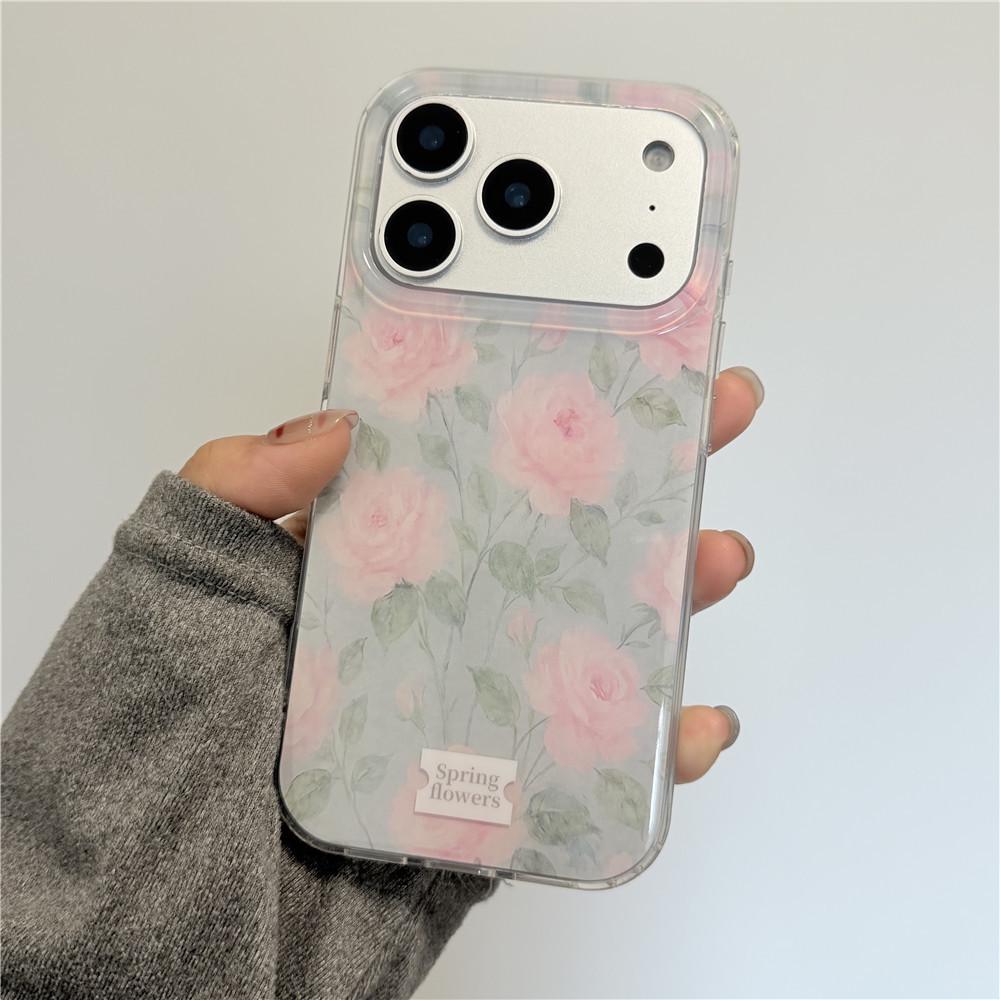 

Spring Atmosphere Floral iPhone 17 Pro Drop-proof Case for Models 14/15/13 16