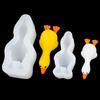 3D Cute Duck Form Silicone Mold Diy Scented Candle Plaster Soap Polymer Clay Resin Mould Handmade Baking Chocolate Cake Mold