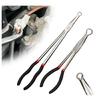 3Pcs 11Inch Long Hose Grip Plier Set Offset Sparking Plug Pliers Ideal for Jewelry Making and Fine Detail Work