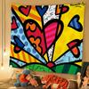Britto Tapisserie murale DIY à suspendre Tarot Hippie Tapis muraux Dortoir INS Décoration d'intérieur