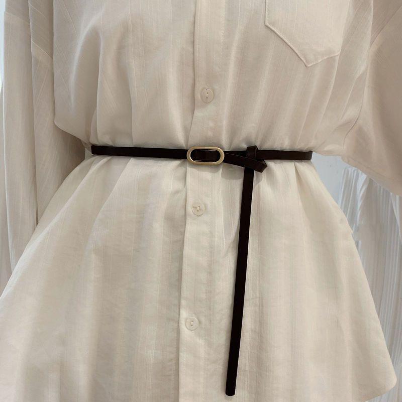 Fashionable Versatile Womens Pu Belt For Dresses And Sweaters In Chic Black And Camel Shades