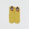 Women's Mid-Calf Cartoon Striped Socks with 3D Ears - Christmas Style