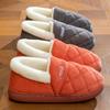 Cixi cotton slippers thick bottom home use spring and autumn indoor non-slip warm confinement shoes couple