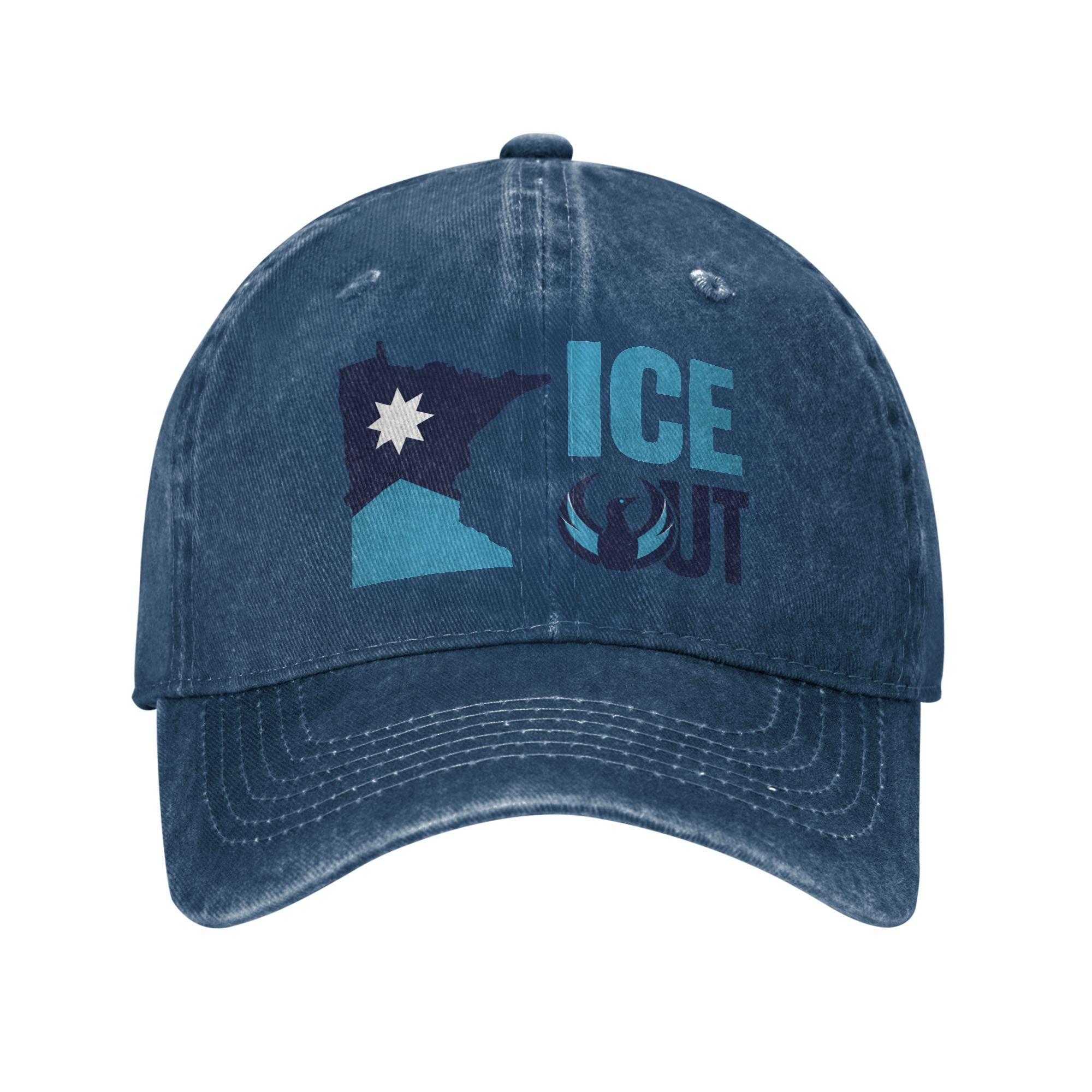 

ICE OUT Sun Baseball Cap Unisex Men Print Trucker Hat Summer y2k Cool Running Hippie Dropshipping Baseball Caps One Size
