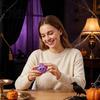 Anxiety Relief Toy Halloween Dumpling Squeeze Toy, Pumpkin Ghost Bat Steamed Bun Sensory Stress Reduction Gadget for Relief, Ball Fidget Party Favors