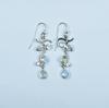 Sterling Silver Tree Branch Earrings: Dainty Handmade Dangle Jewelry
