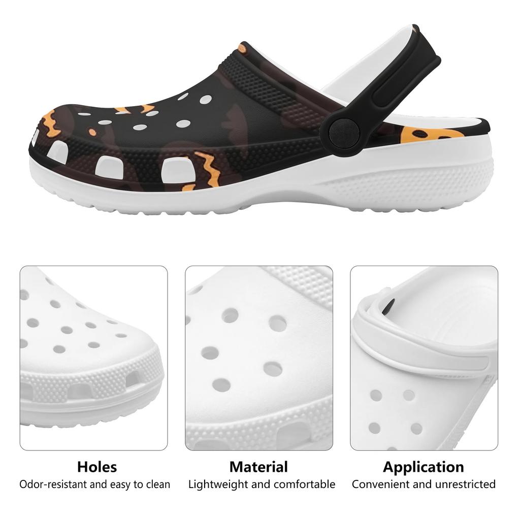 Trendy Printed EVA Clogs Women Men Ventilated Breathable Slip On Casual Shoes Lightweight Summer Sandals Indoor Outdoor Wear