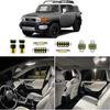 8pcs FJ CRUISER Interior LED Lights Replacement for 2007 2008 2009 2010 2011 2012 2013 2014 Toyota FJ CRUISER 6000K Super Bright White Interior LED