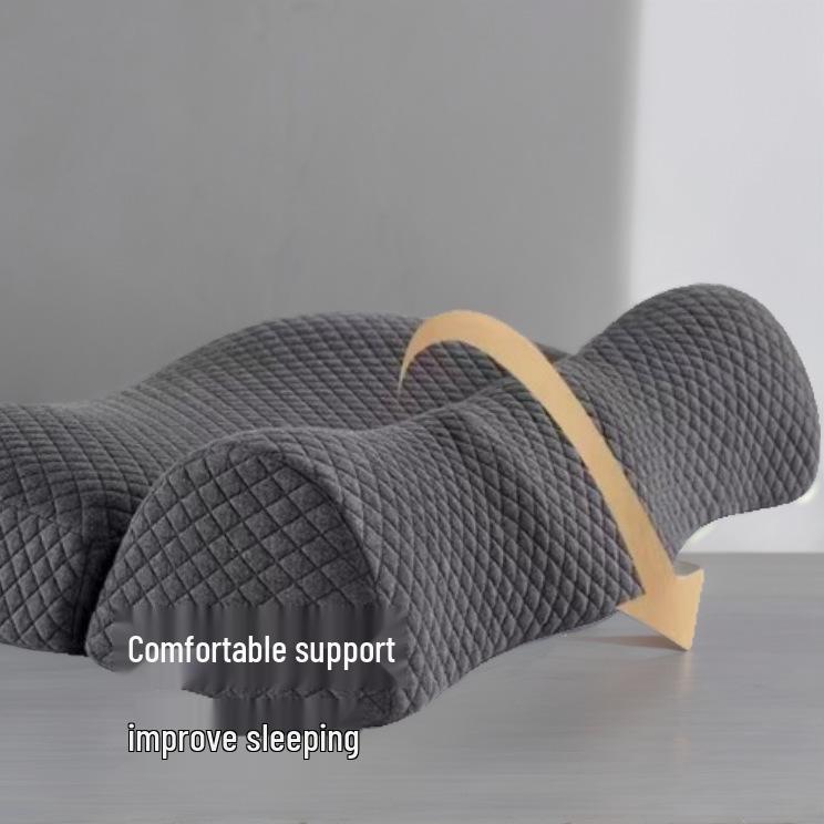 Traction Neck Protection Memory Foam Cervical Pillow for Spine Alignment and Sleep Aid