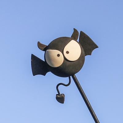 Cartoon Car Bat Antenna Toppers Halloween Car Antenna Decorations Honey Bee Car Antenna Toppers