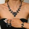 Jewelry Bridal Necklace Set Fashion High-End Crystal Wedding Dress Banquet Dress Jewelry