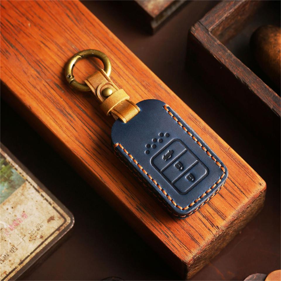 Car Key Case Key Shell Set for Honda CR-V ACCORD ODYSSEY CIVIC Ect All-inclusive Protection Keychain Accessories Holder Shell