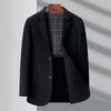 2026 Autumn/Winter Men's Double-Sided Cashmere Wool Suit - Middle-Aged Business Casual Coat
