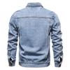 2025 Spring Men's Slim Fit Korean Style Denim Jacket, Plus Size Fashion Casual Cardigan Coat