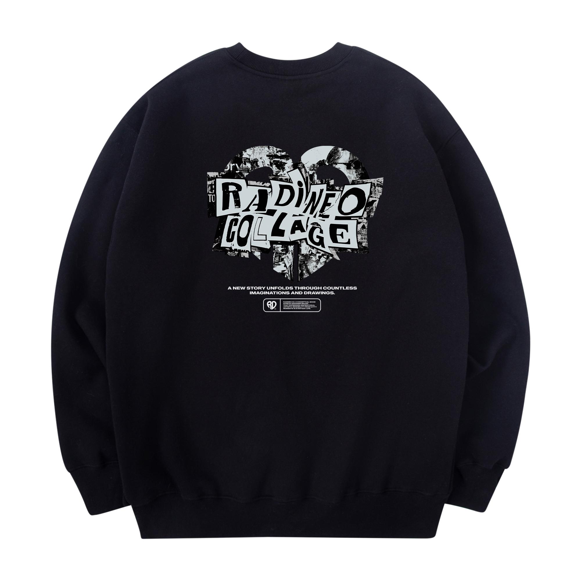 Свитшот Radineo Collage Черный Black (Black)/Xl